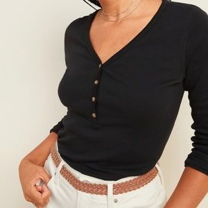 Ribbed henley tops bundle